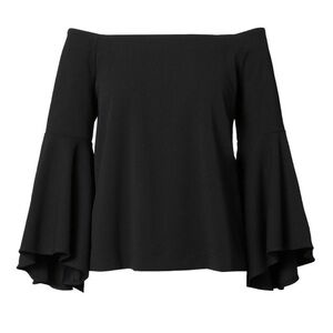 NWT Banana‎ Republic Off The Shoulder Bell Sleeve Top Blouse Size S